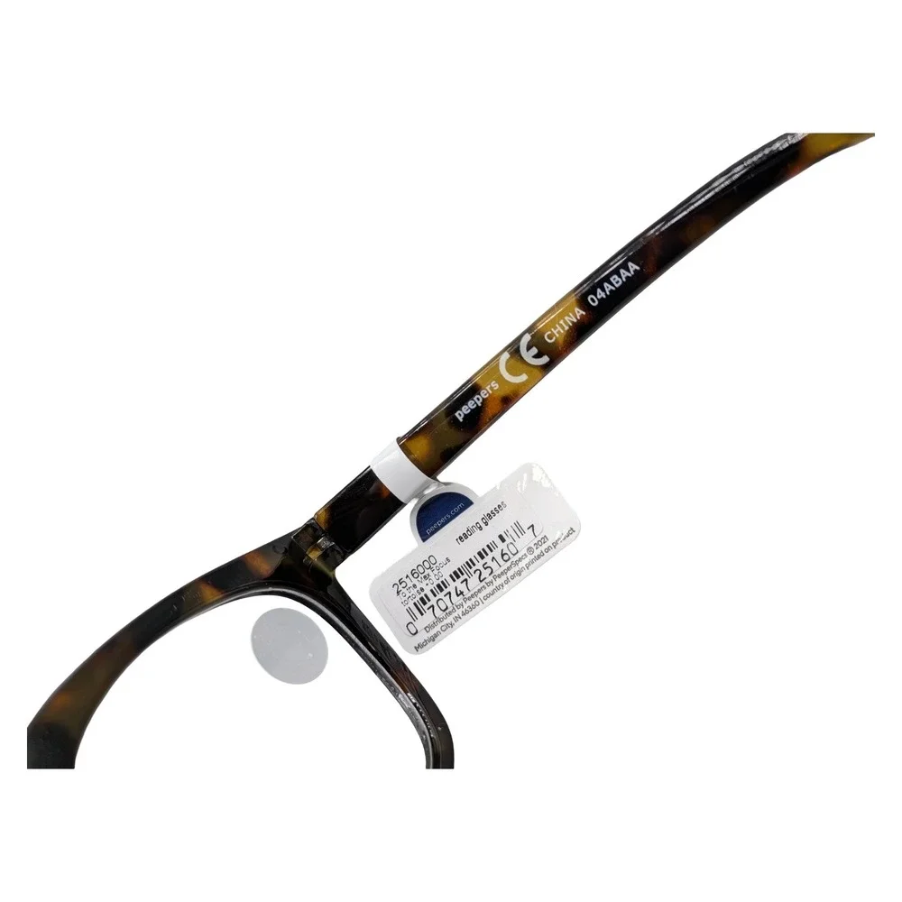 Peepers‎ To the Max Focus Blue Light Filtering Glasses Tortoise 2516000 +0.00